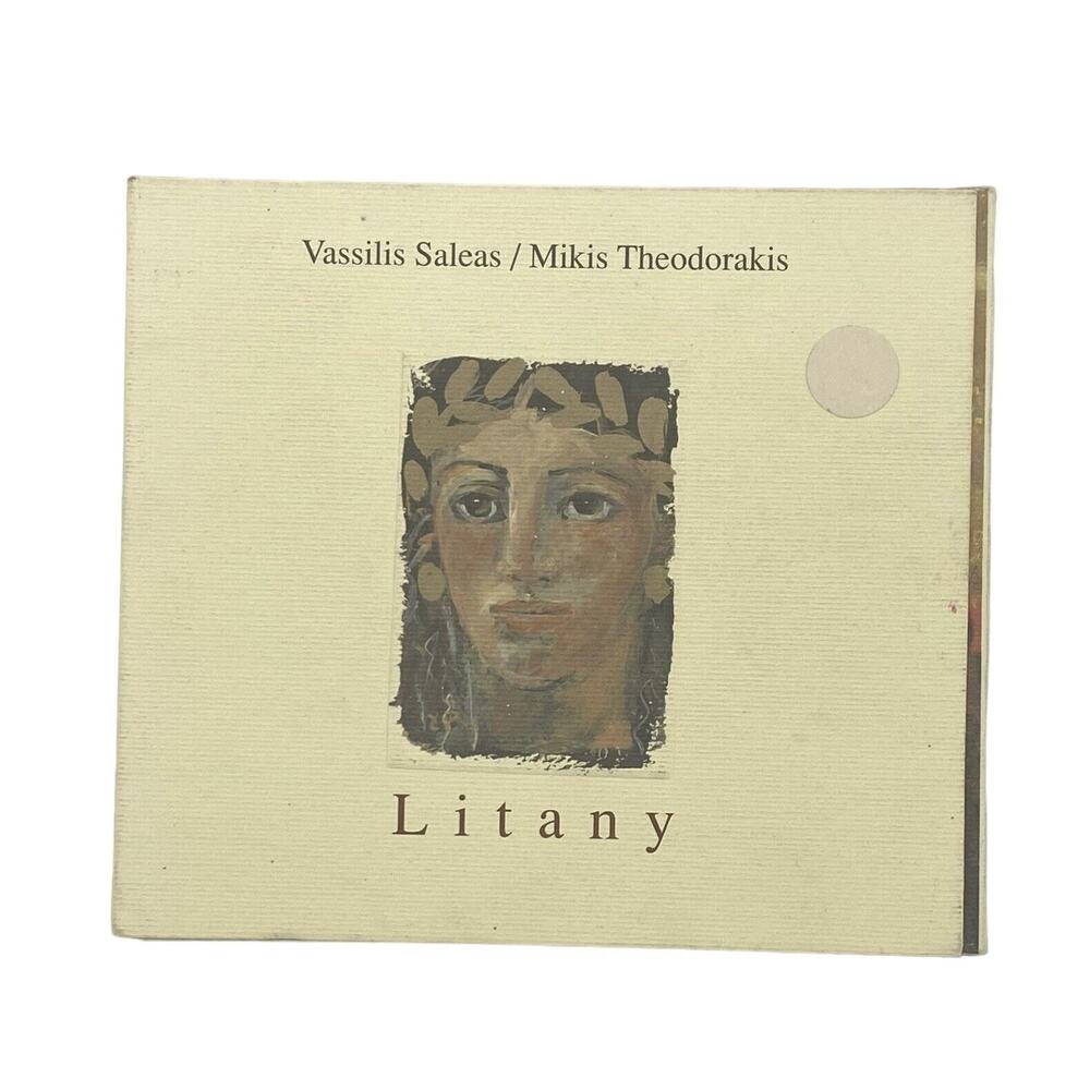 Mikis Theodorakis & Vassilis Saleas - Litany Music CD Nov 1998 FM Records Greece